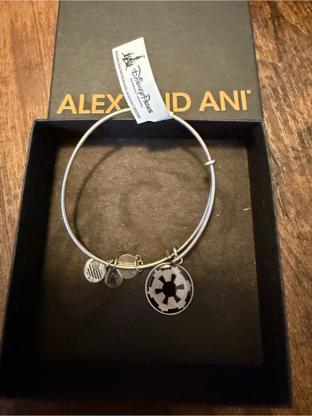 Alex and Ani Silver Star Wars Disney Parks Expandable Bangle